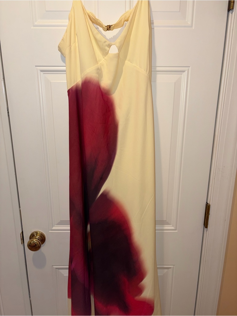 A&F Julia Slip Cutout Maxi Dress